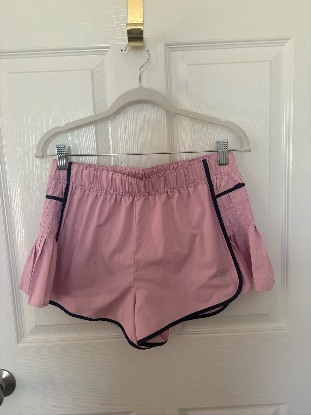NWOT Never Worn: FP Movement by Free People Pink Athletic Shorts with Black Trim
